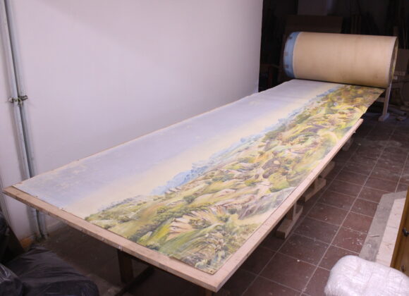 Oblastní muzeum v Děčíně – Malované pozadí k betlému